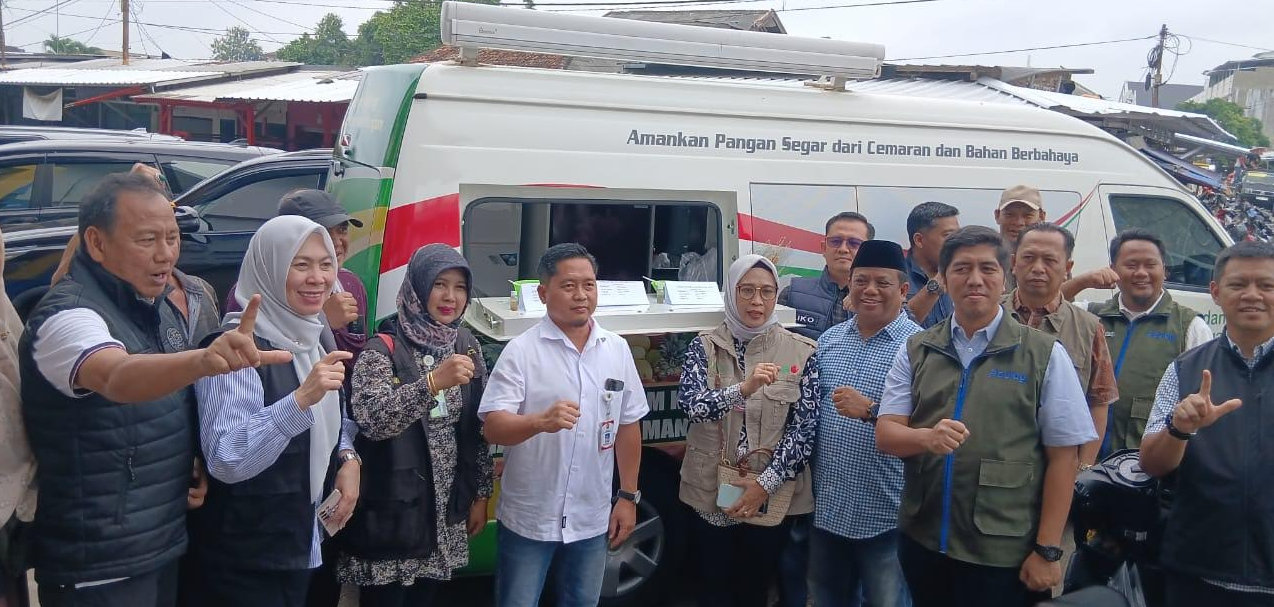 SATGAS SABER DAN TPID KOTA BANDAR LAMPUNG MELAKSANAKAN SIDAK PASAR